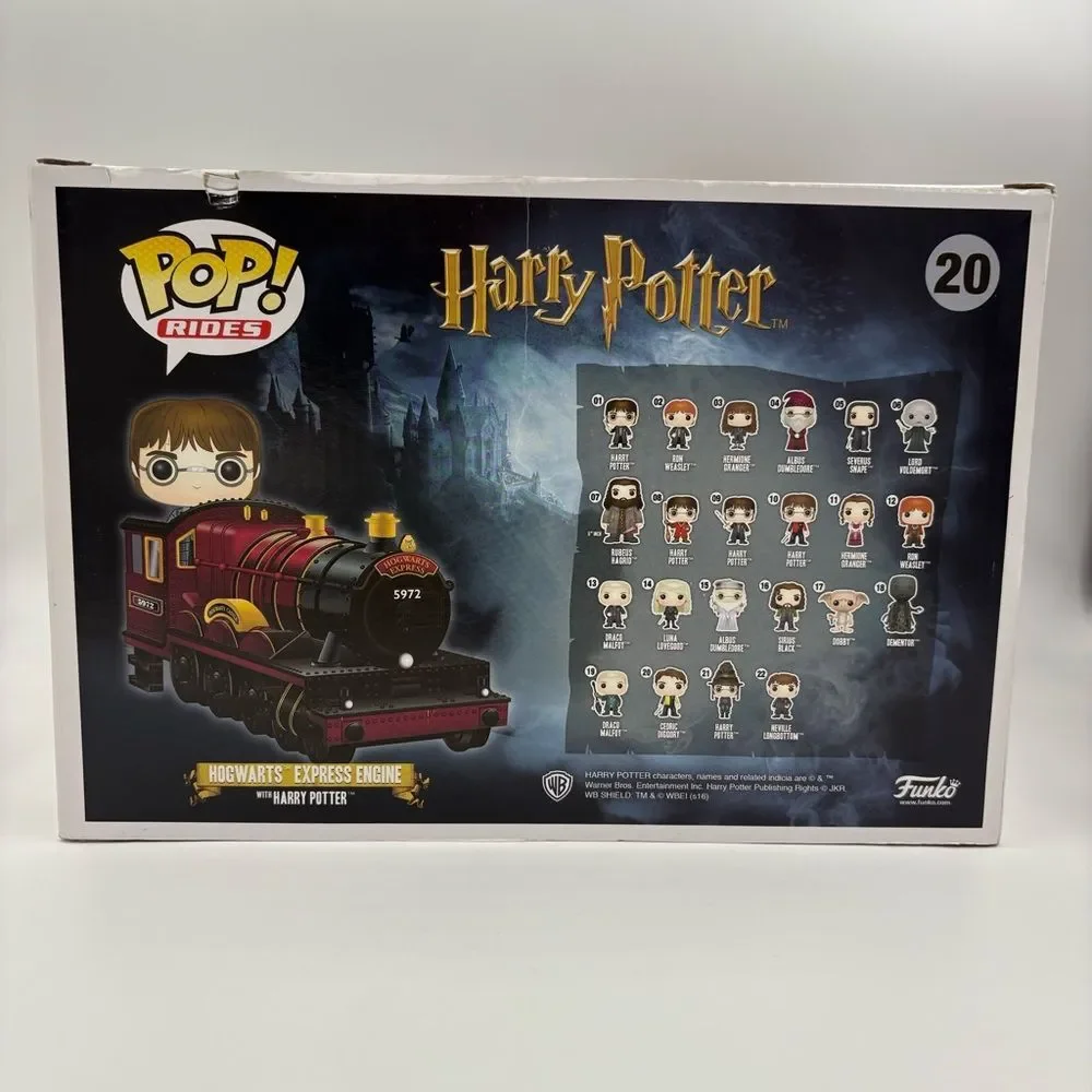 NIB Funko Pop! Rides Hogwarts Express Engine with‎ Harry Potter #20